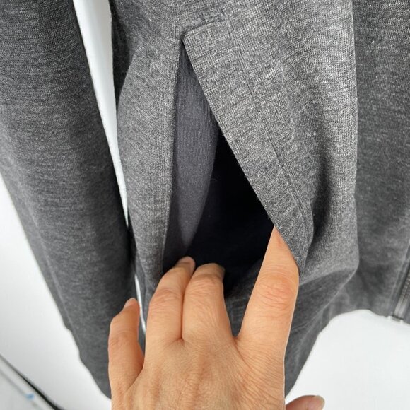 Willy 501 The Zip Up Hoodie Monterey Dark Heather Grey Men's Large - Picture 6 of 10